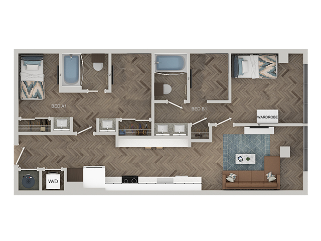B5.2 Deluxe Floor plan layout