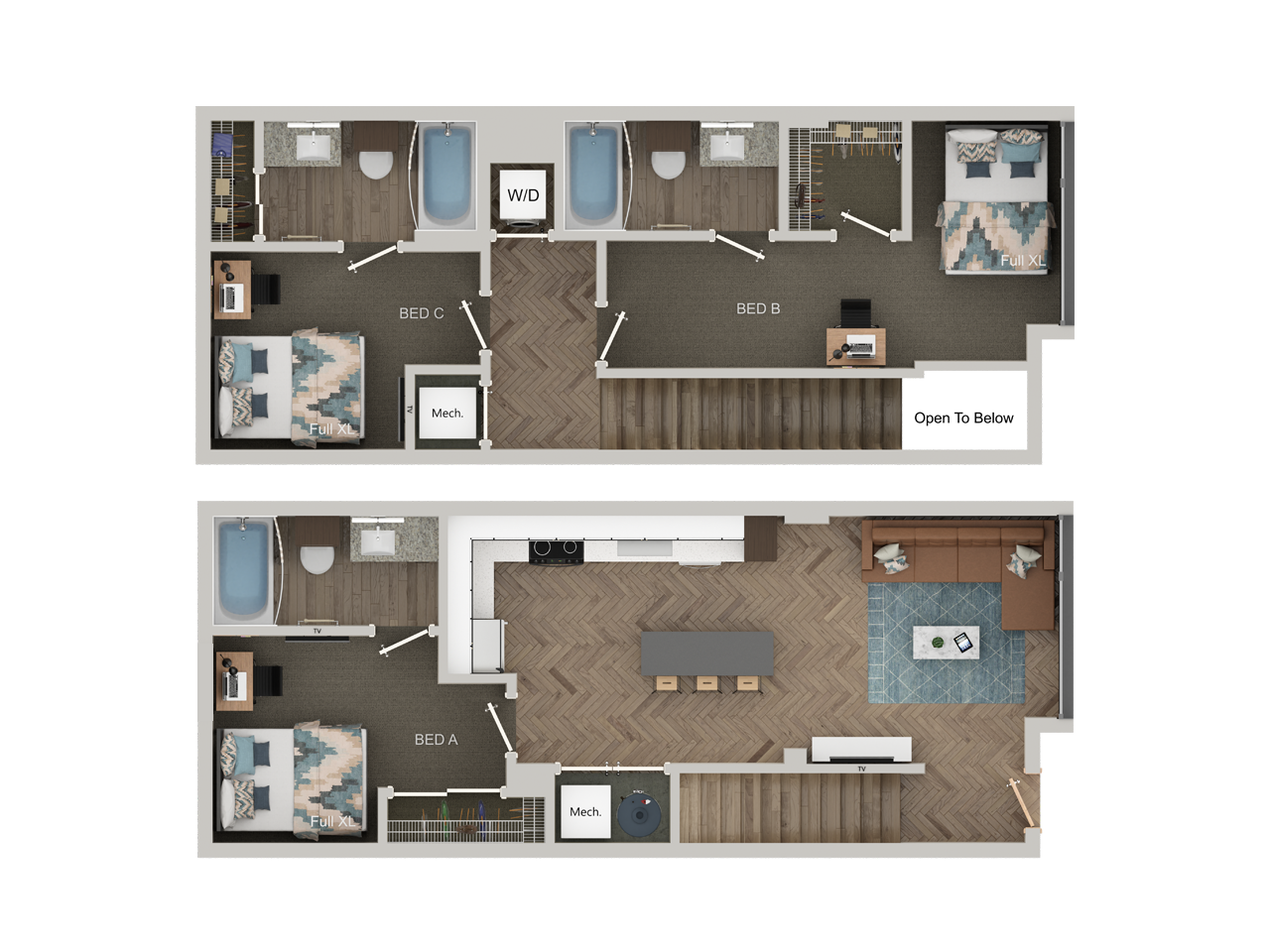 TH C2 Floor plan layout