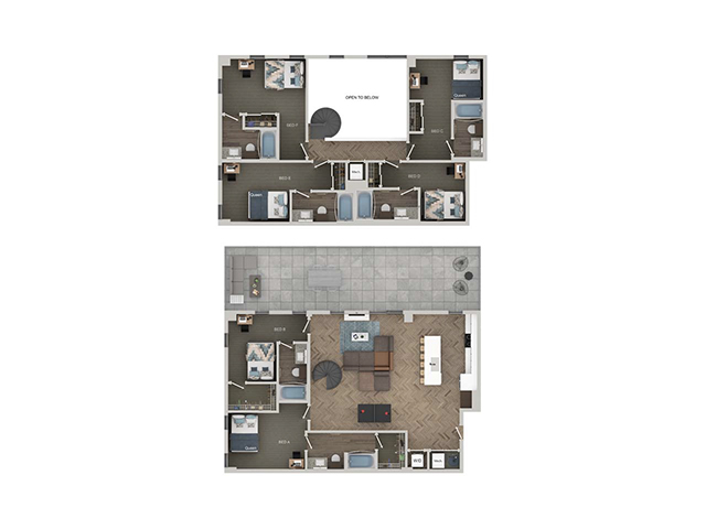 TH F2 Floor plan layout