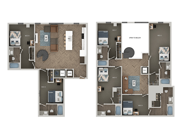TH F4 Floor plan layout