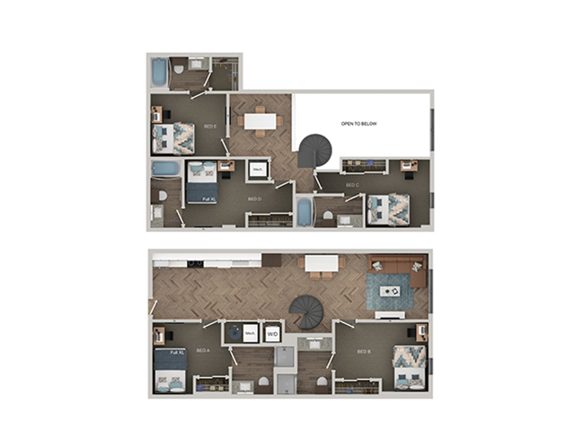 TH E1 floor plan