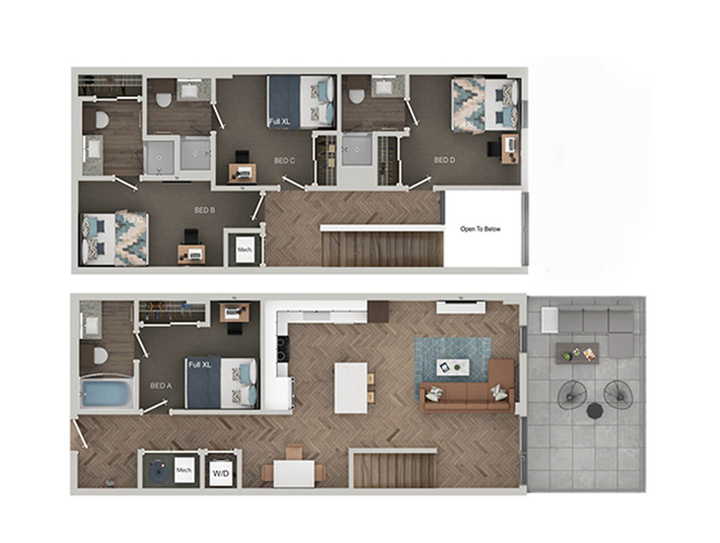 TH D1 floor plan
