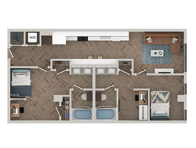 B6 Deluxe floor plan