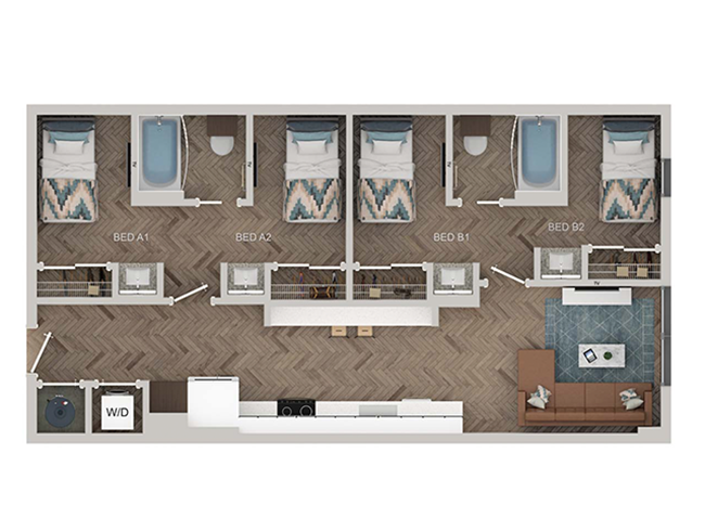 B5 - Shared floor plan