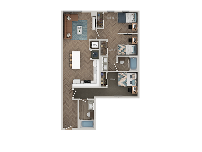 B7 Semi Shared floor plan