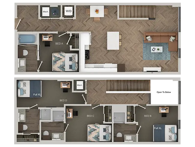 Floorplan TH D1 2