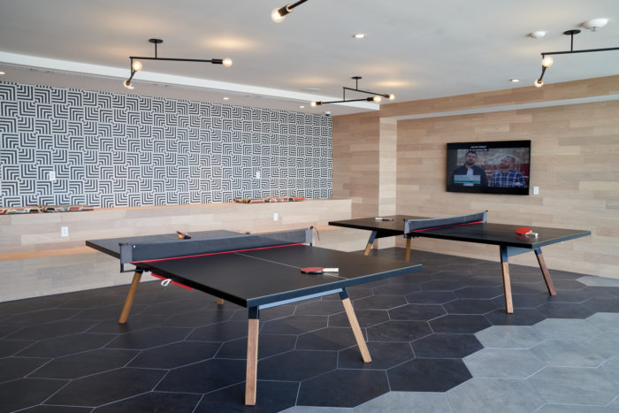 ping pong game room concept in austin tx luxury apartments